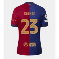 Camiseta Barcelona Jules Kounde #23 Primera Equipación Replica 2024-25 mangas cortas